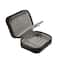 Ruby + Cash Black Sequin Mini Faux Leather Zippered Travel Jewelry Organizer Box
